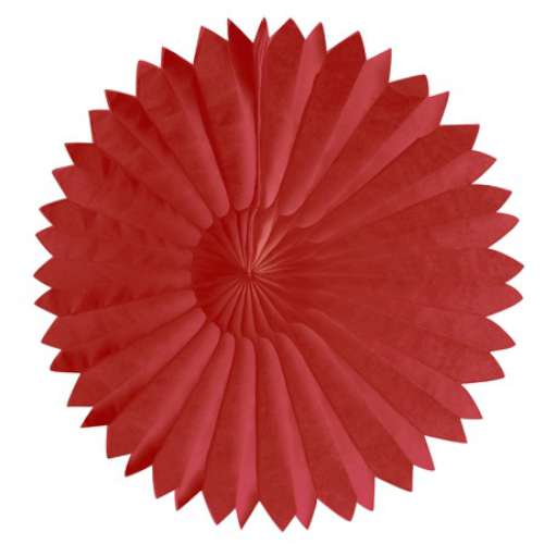 Tissue Fan - Red - Click Image to Close